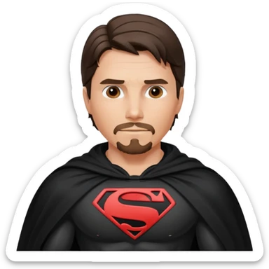 christian bale batman sticker