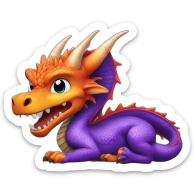 Dragon fusk sticker