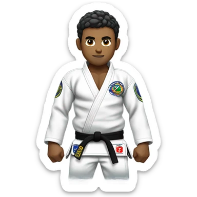 Bjj fighter sticker