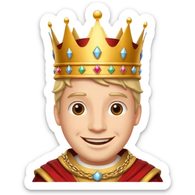 king happy sticker