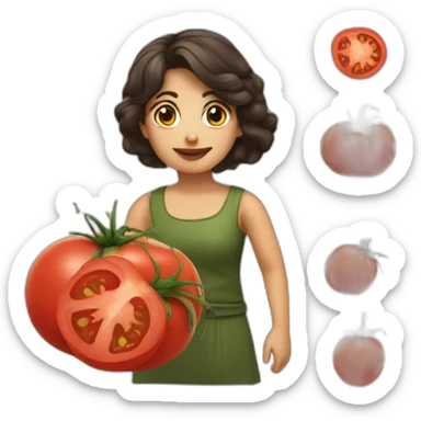 Malysheva Elena and tomato sticker