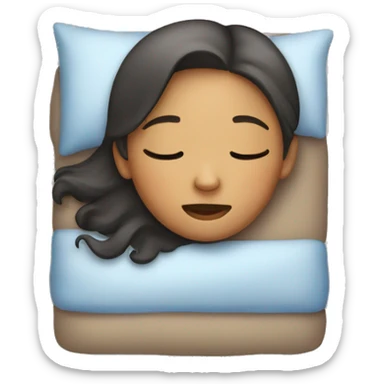 girl sleeping sticker