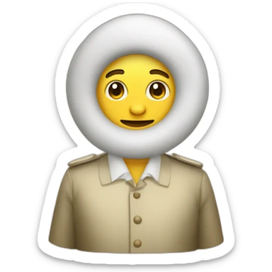 Juwish with kippa sticker