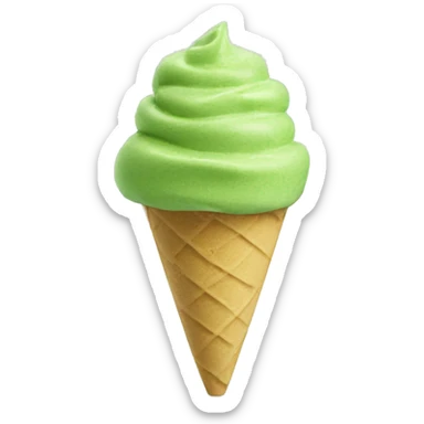 Matcha gelato sticker