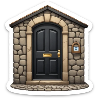 storage shop olden times s outside view sticker