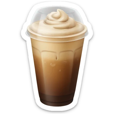 Ice coffee sticker