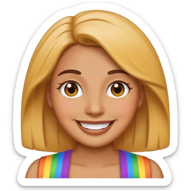 lgbtq+ lady emoji sticker
