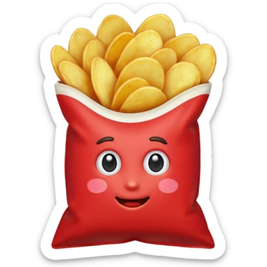 Chips Red
 sticker