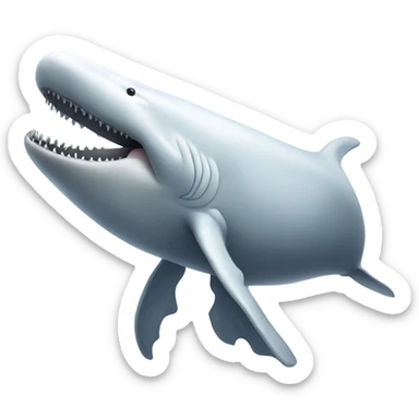 white whale , underside sticker