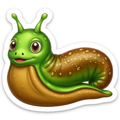 Slurped Nibbles Slug sticker