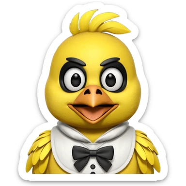 Chica from Five Nights At Freddy's Movie sticker