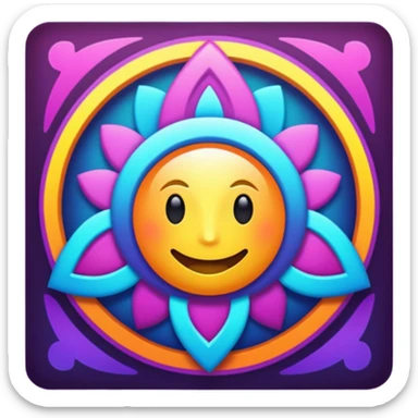 psy trance music sticker