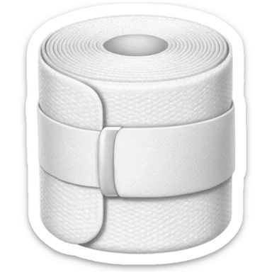 bandage roll, no blue  sticker