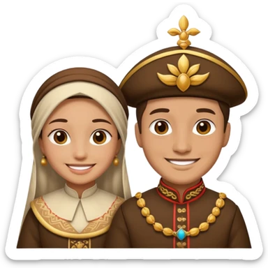Pareja Guardeses sticker