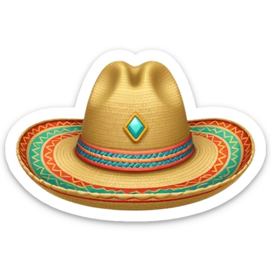 un solo sombrero sticker