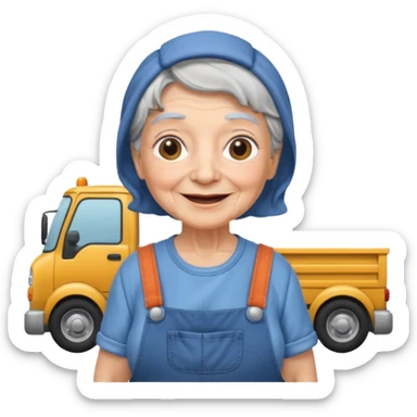 granny loading sticker