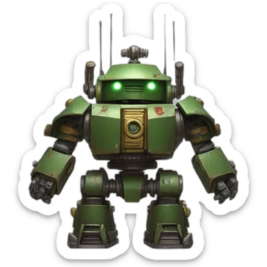 Warhammer 40k giant robot sticker