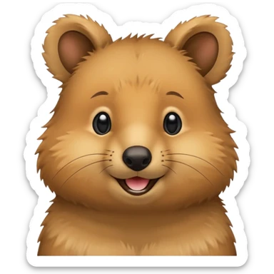 a cutie quokka sticker