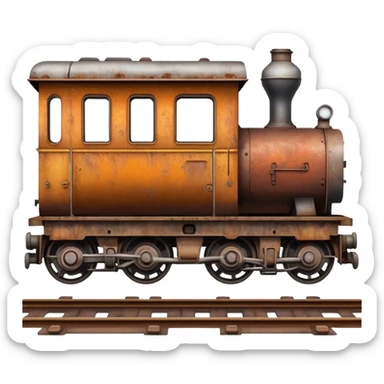 Old Train sticker