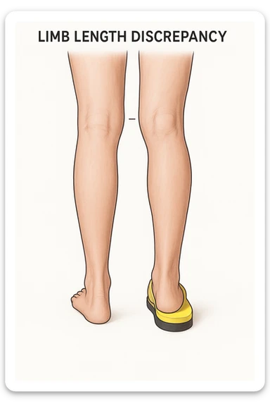 Dismetria versione anatomica sticker