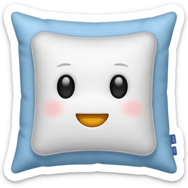 Comfy pillow sticker