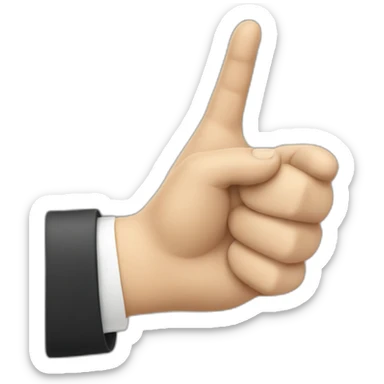 winston churchill hand pointing right sticker