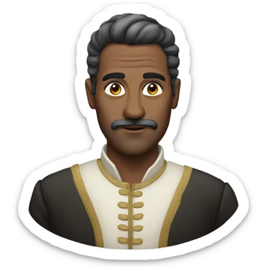 Georgian man sticker