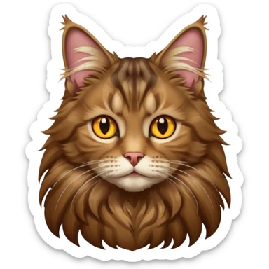 Mainecoon cat sticker