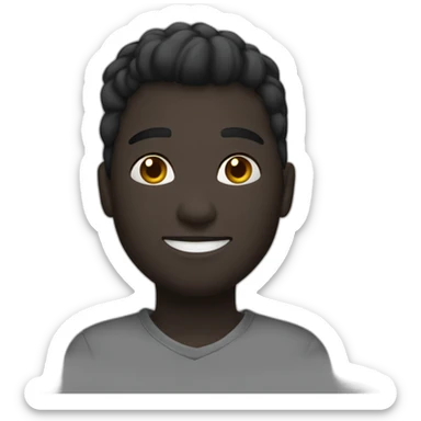 Corazon negro vendado sticker