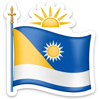 Bandeira de alagoas sticker