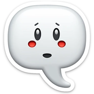 exclamation mark in a speech bubble sticker