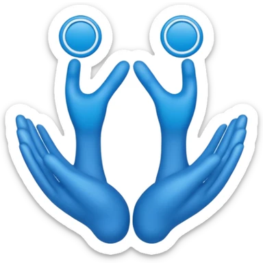 símbolo oficial da fisioterapia sticker