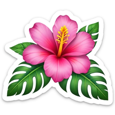 tropical sticker