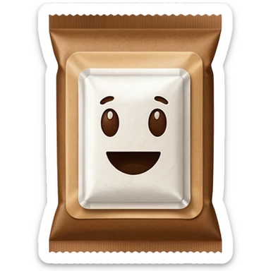 coffee packet sticker