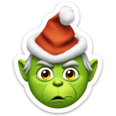 Grinch sticker