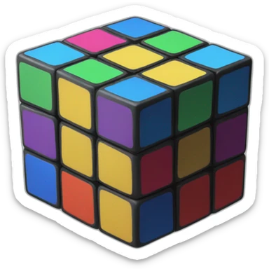 Rubiks cube sticker