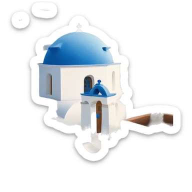 Santorini sticker