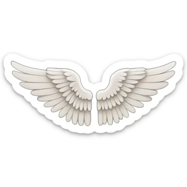 biblical angel wing sticker
