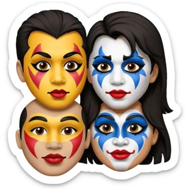 KISS BAND sticker
