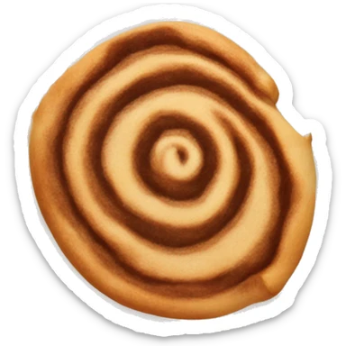 Cinnamon roll sticker