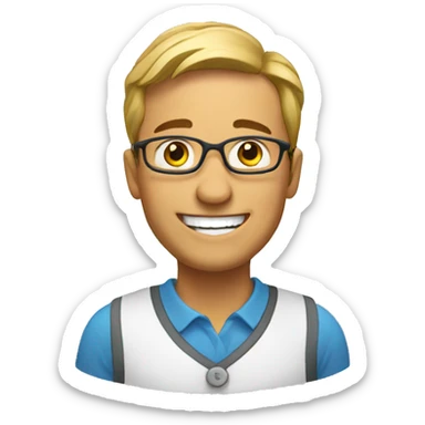 happy client sticker