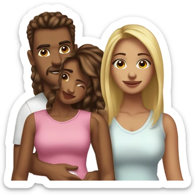 words - Daddy Mommy Elena Kayla sticker