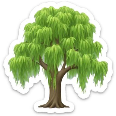 a willow tree sticker