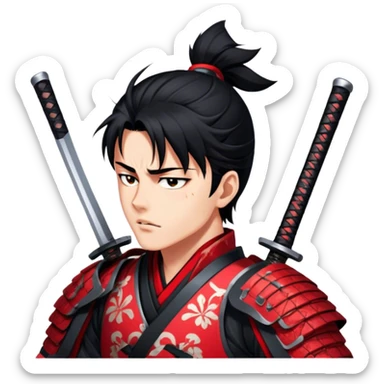 Daring Samurai sticker