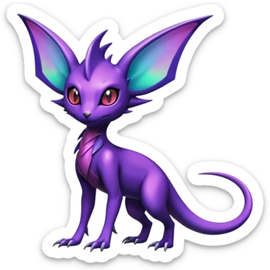 Shiny Salandit-Noivern-Espeon-Hybrid (Full body) sticker
