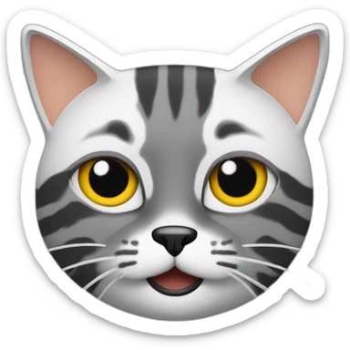 ed emberley cat sticker