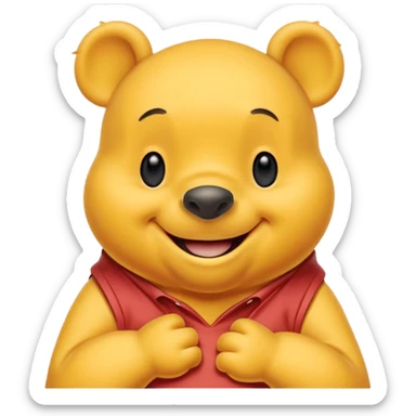 Make a Winnie the pooh emoji sticker