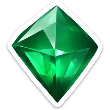 emerald with shin sticker