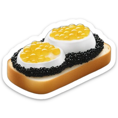 caviar-with-sour-cream-onion-on-bread sticker