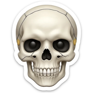 Tête de mort sticker